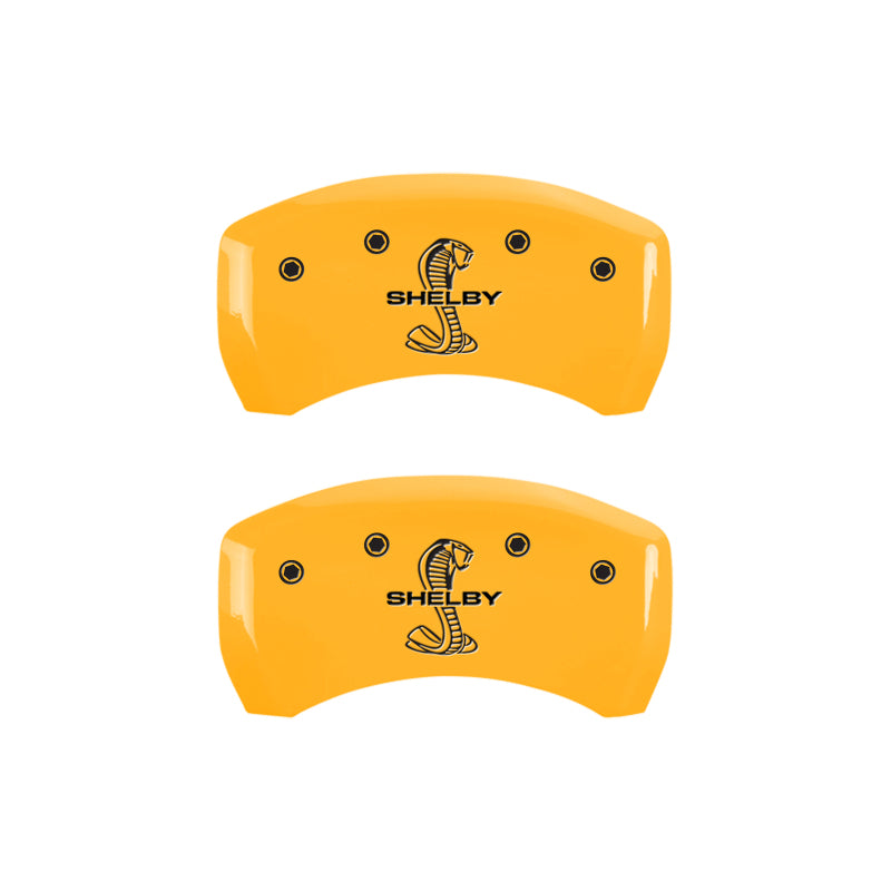 MGP 4 Caliper Covers Engraved Front & Rear Raptor Red finish silver ch-Caliper Covers-MGP