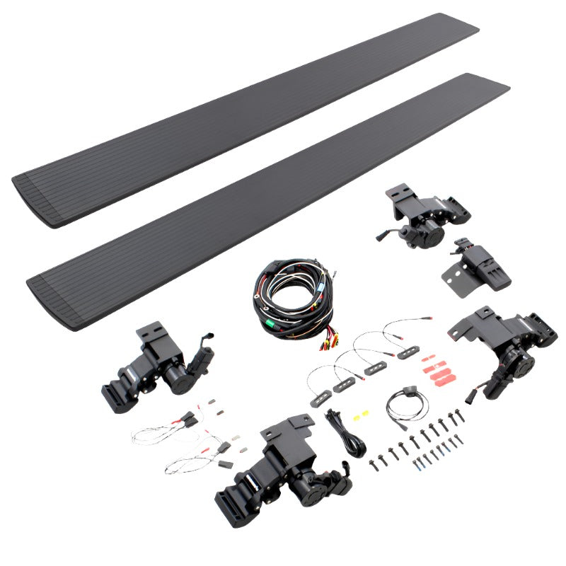 Go Rhino 15-22 Chevrolet Colorado Crew Cab 4dr E-BOARD E1 Electric Running Board Kit - Tex. Blk Go Rhino