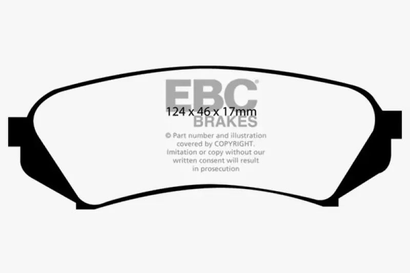 EBC 98-07 Lexus LX470 4.7 Yellowstuff Rear Brake Pads EBC