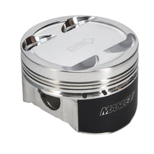 Load image into Gallery viewer, Manley 03-06 Evo 8/9 (7 Bolt 4G63T) 85.5mm +0.5mm Over Bore 8.5:1 Dish Pistons w/ Rings Manley Performance