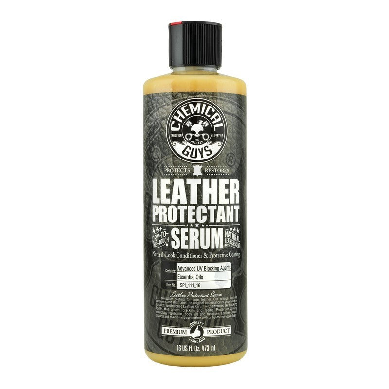 Chemical Guys Leather Serum Natural Look Conditioner & Protective Coating - 16oz-Surface Cleaners-Chemical Guys