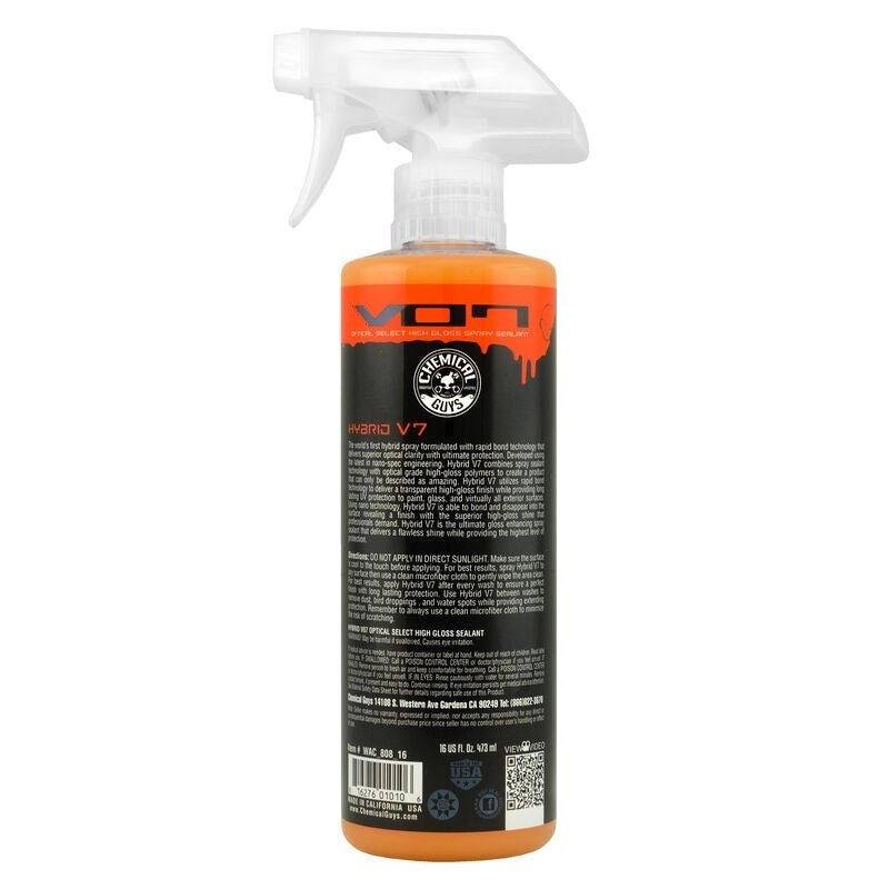 Chemical Guys Hybrid V07 Optical Select High Gloss Spray Sealant & Quick Detailer - 16oz Chemical Guys