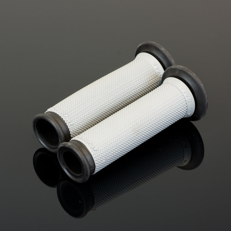Renthal Road Dual Compound Grips 32 mm. O.D. - White/ Black - Black Ops Auto Works