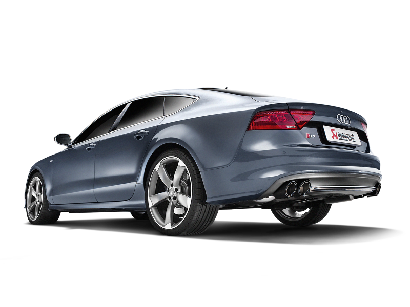Akrapovic 13-17 Audi S6 Avant/Limousine (C7) Evolution Line Cat Back (Titanium) w/ Carbon Tips-Catback-Akrapovic
