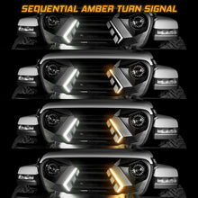 Load image into Gallery viewer, XK Glow JK Wrangler XKCHROME LED Grill Kit (Dual Mode)-Light Accessories and Wiring-XKGLOW