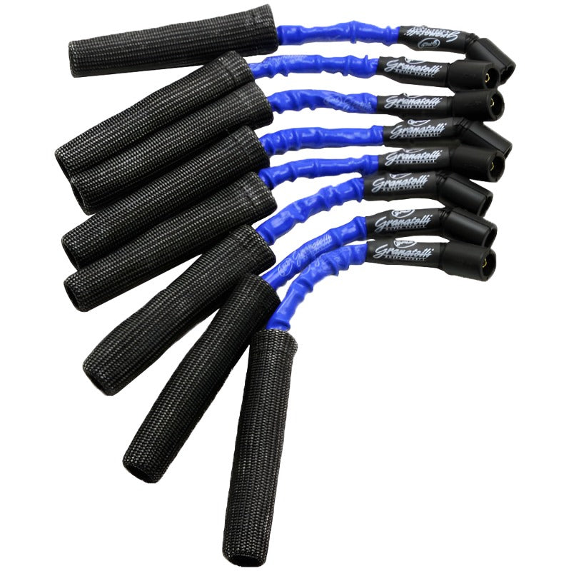 Granatelli 99-23 GM Truck V8 Perf Coil-Near-Plug Wire Conn Kit w/9in Lead/Blue Jacket/Blk Sleeve Granatelli Motor Sports