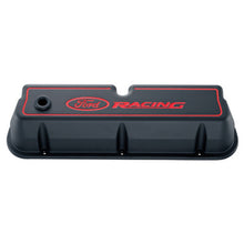 Load image into Gallery viewer, Ford Racing Logo Die-Cast Black Valve Covers-Valve Covers-Ford Racing