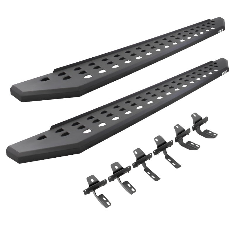 Go Rhino 2022 Toyota Tundra Crew Max 4dr RB20 Kit w/RB20 Running Board + Brkts - Tex. Blk Go Rhino