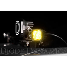 Load image into Gallery viewer, Diode Dynamics Stage Series C1 LED Pod Sport - Yellow Wide Standard ABL (Pair)-Light Accessories and Wiring-Diode Dynamics-691026129310-