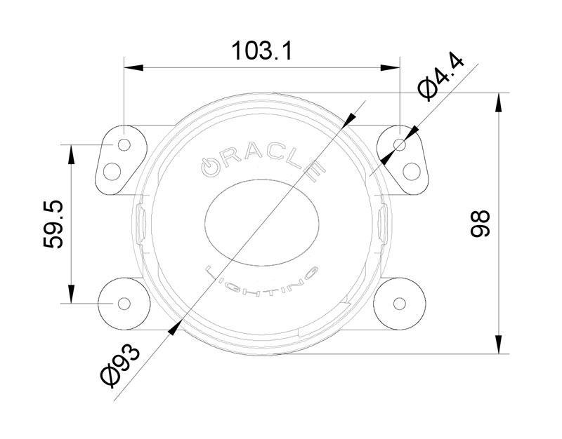 Oracle Jeep Wrangler JK/JL/JT High Performance W LED Fog Lights - Amber-Fog Lights-ORACLE Lighting