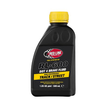 Load image into Gallery viewer, Red Line RL-600 Brake Fluid DOT 4 Red Line