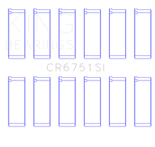 Load image into Gallery viewer, King 97-07 Ford 2.5L/2.9L/3.0L (Size STD) Rod Bearing Set-Bearings-King Engine Bearings