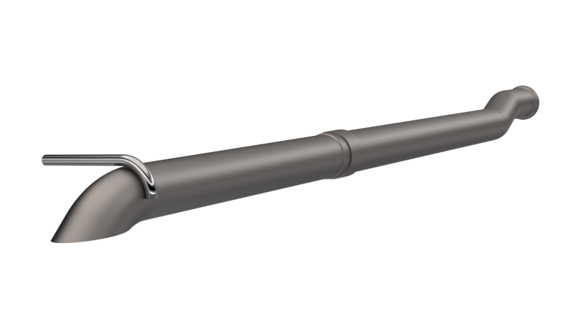QTP 2018+ Jeep Wrangler JL 304SS Eliminator Cat-Back Crawler Exhaust w/Turn Down Exit QTP