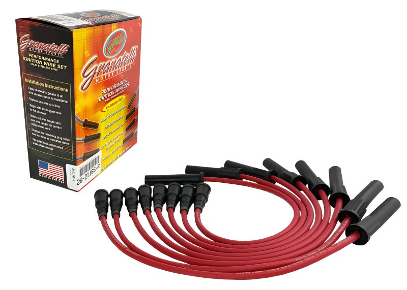 Granatelli 10-14 Ford 6.2L Ignition Wires - Red (Excl Coil Packs) Granatelli Motor Sports
