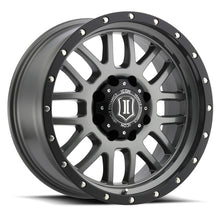 Load image into Gallery viewer, ICON Alpha 20x9 8x170 0mm Offset 5in BS 125.2mm Bore Gun Metal Wheel ICON