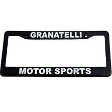 Load image into Gallery viewer, Granatelli Granatelli Motor Sports License Plate Frame Granatelli Motor Sports