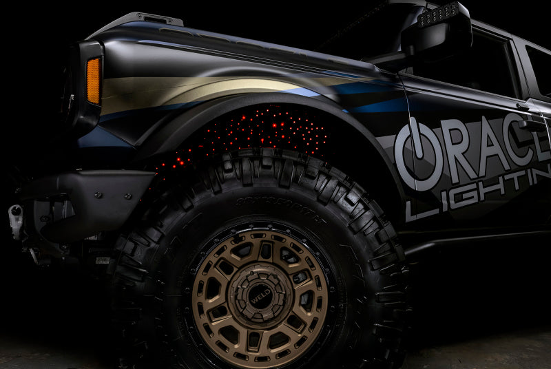 Oracle Lighting Fiber Optic Wheel Liner ColorSHIFT RGBW Kit-40W LED/600 Fibers-Light Accessories and Wiring-ORACLE Lighting