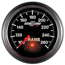 Load image into Gallery viewer, Autometer Elite 52.4mm 100-260F Transmission Temprature Peak &amp; Warn w/ Electronic Control Gauge-Gauges-AutoMeter