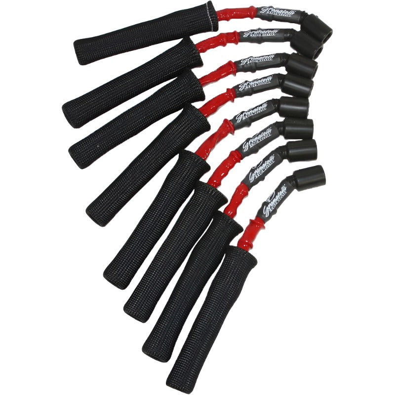 Granatelli 99-23 GM LS2/LS3/LSA/LS7/LS9 Hi-Perf Coil-Near-Plug Wire Conn Kit w/Red Jacket/Blk Sleeve Granatelli Motor Sports