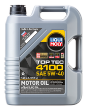 Load image into Gallery viewer, LIQUI MOLY 5L Top Tec 4100 Motor Oil SAE 5W40 LIQUI MOLY
