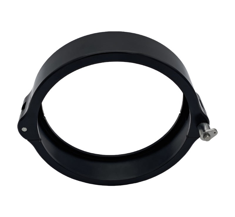 Granatelli 3.5in Dual Seal Clamshell Clamp - Aluminum Black Granatelli Motor Sports