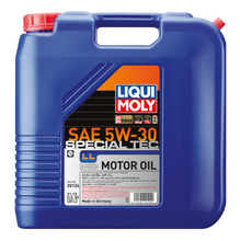 Load image into Gallery viewer, LIQUI MOLY 20L Special Tec LL Motor Oil SAE 5W30 LIQUI MOLY