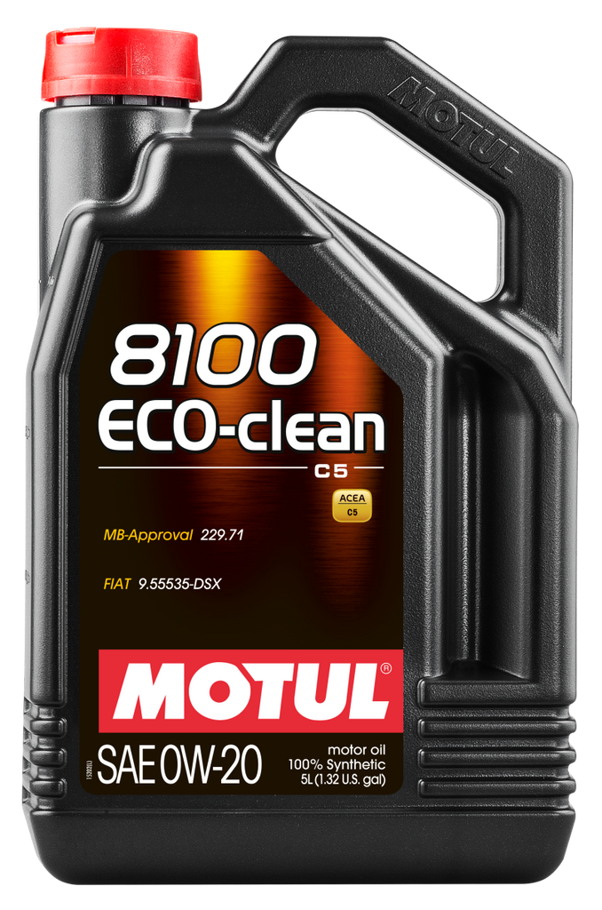 Motul 5L Synthetic Engine Oil 8100 0W20 Eco-Clean - Black Ops Auto Works