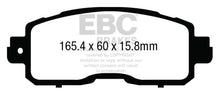 Load image into Gallery viewer, EBC 13+ Nissan Altima 2.5 (L33) Sedan Yellowstuff Front Brake Pads-Brake Pads - Performance-EBC