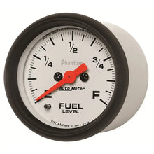 Load image into Gallery viewer, Autometer Phantom 52mm Full Sweep Electronic Fuel Level Programmable Empty-Full Range AutoMeter