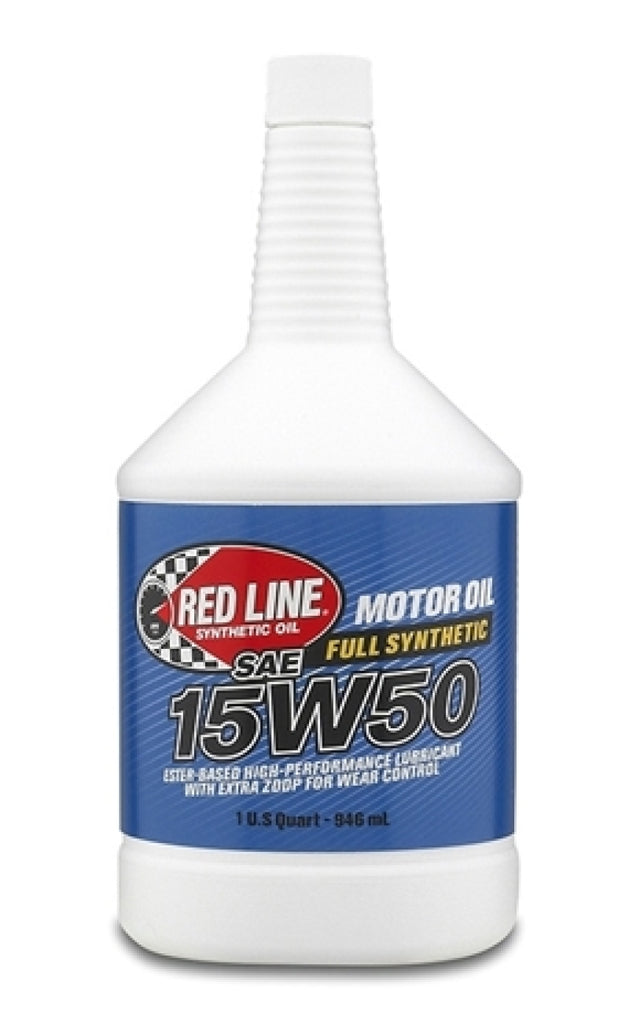 Red Line 15W50 Motor Oil - Quart Red Line