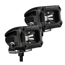 Load image into Gallery viewer, Go Rhino Xplor Bright Series Rectangle LED Spot Light Kit (Surface/Thread Stud Mnt) 3x2 - Blk (Pair) Go Rhino