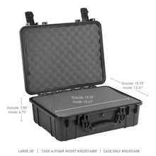 Load image into Gallery viewer, Go Rhino XVenture Gear Hard Case w/Foam - Large 20in. / Lockable / IP67 - Tex. Black Go Rhino