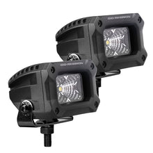 Load image into Gallery viewer, Go Rhino Xplor Bright Series Rectangle LED Flood Light Kit (Surface/Thread Std Mnt) 3x2 - Blk (Pair) Go Rhino