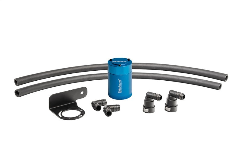 Volant 11-23 Ford F-150 3.5L Turbo Auto 3oz Aluminum Oil Catch Can w/Mounting Bracket - Blue Volant