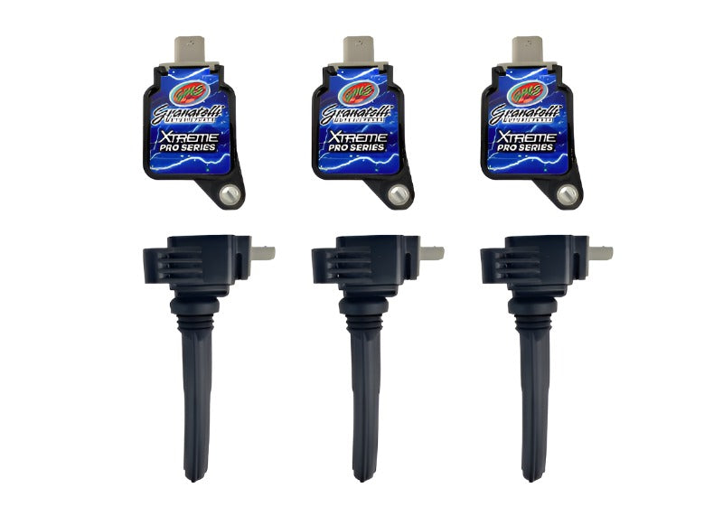 Granatelli 17-18 Ford EcoBoost 3.5TT Hi-Perf Coil-On-Plug Wire Conn Kit w/Coil Packs (65K Volts) - Black Ops Auto Works