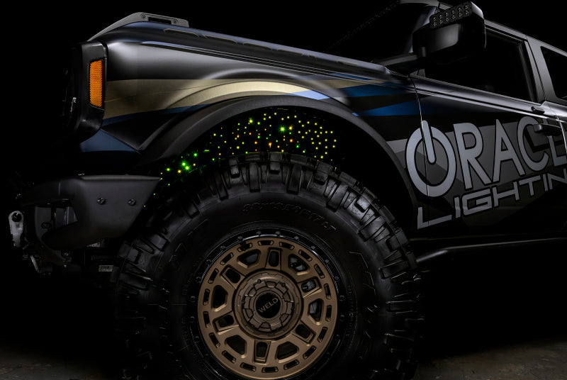 Oracle Lighting Fiber Optic Wheel Liner ColorSHIFT RGBW Kit-40W LED/600 Fibers-Light Accessories and Wiring-ORACLE Lighting