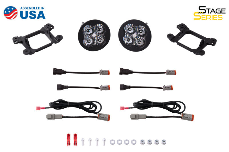 Diode Dynamics SS3 LED Pod Max Type M Kit - White SAE Fog Diode Dynamics