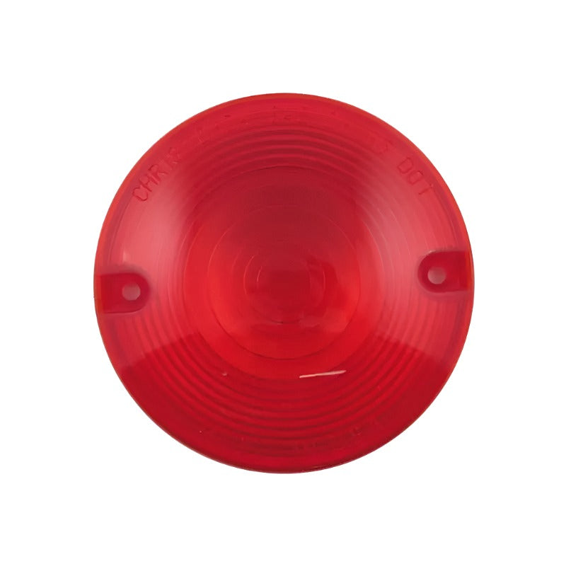 Letric Lighting Red Flat Lens Style Turn Signal Lenses 3In Letric Lighting