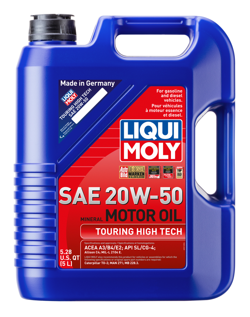 LIQUI MOLY 5L Touring High Tech Motor Oil SAE 20W50 LIQUI MOLY