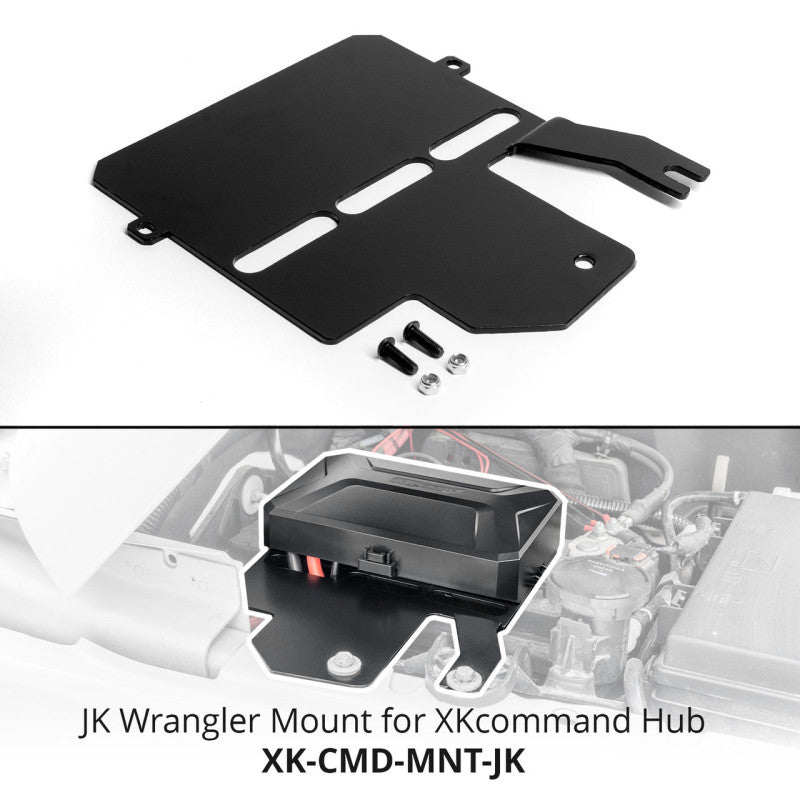 XK Glow XKcommand Hub Mounting Bracket for Wrangler JK-Brackets-XKGLOW