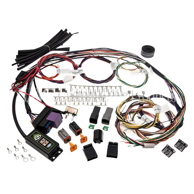 NAMZ 2017 Ver-1 Complete Bike Harness w/Starter Relay & 3-Circuits & Self Canceling Turn Sig Module NAMZ