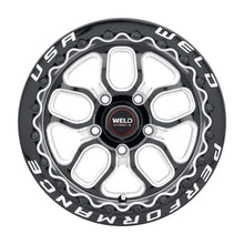 Load image into Gallery viewer, Weld S907 15X10 Laguna Beadlock 5X120.7 ET50 BS7.50 Gloss Black MIL Dia 78.1-Wheels - Cast-Weld