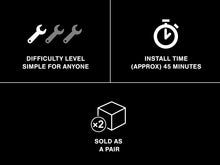 Load image into Gallery viewer, Raxiom 99-04 Ford Mustang Dual LED Halo Projector Headlights- Black Housing (Smoked Lens) Raxiom