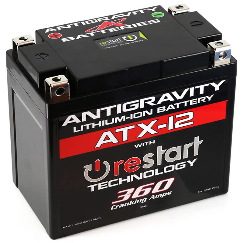 Antigravity YTX12 Lithium Battery w/Re-Start-Batteries-Antigravity Batteries