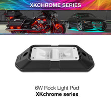 Load image into Gallery viewer, XK Glow XKchrome Low Profile Ultra Bright Rock Light Pod 6W-Light Bars &amp; Cubes-XKGLOW