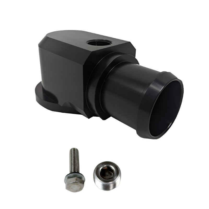 Granatelli 18-19 Jeep Trackhawk Billet Thermostat Housing- Black Powdercoat Granatelli Motor Sports