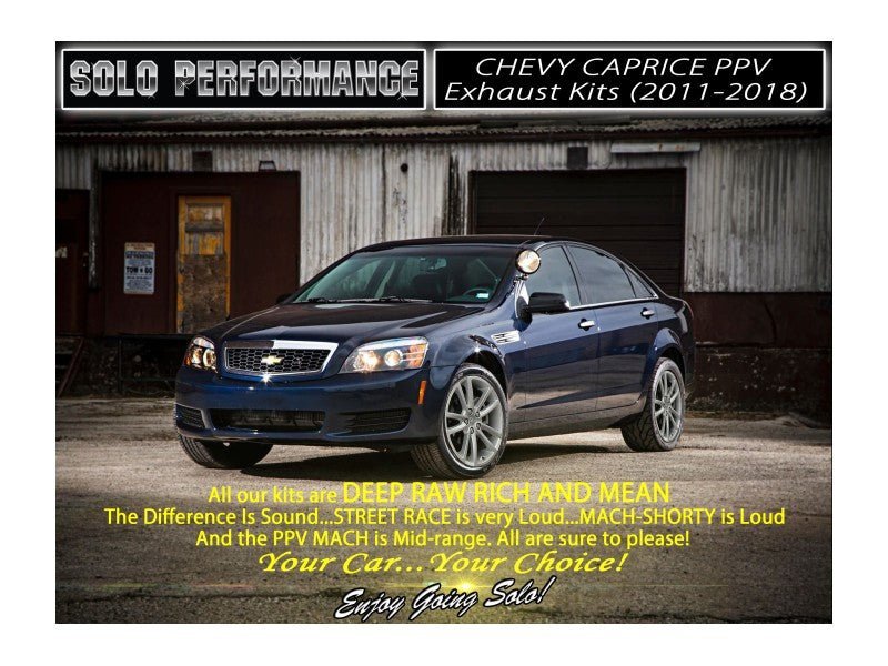 2011-2018 Caprice PPV V8 Axle Back Exhaust Kit - Black Ops Auto Works