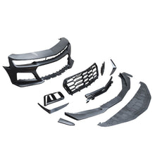 Load image into Gallery viewer, 2010-2015 Chevy Camaro ZL1 1LE Track Package Front Bumper Conversion 11pcs Flat BLK - Black Ops Auto Works