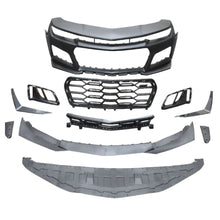 Load image into Gallery viewer, 2010-2015 Chevy Camaro ZL1 1LE Track Package Front Bumper Conversion 11pcs Flat BLK - Black Ops Auto Works