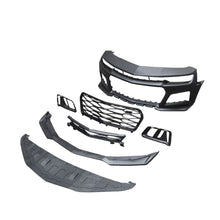 Load image into Gallery viewer, 2010-2015 Camaro ZL1 Front Bumper Conversion 7pcs Flat BLK - Black Ops Auto Works